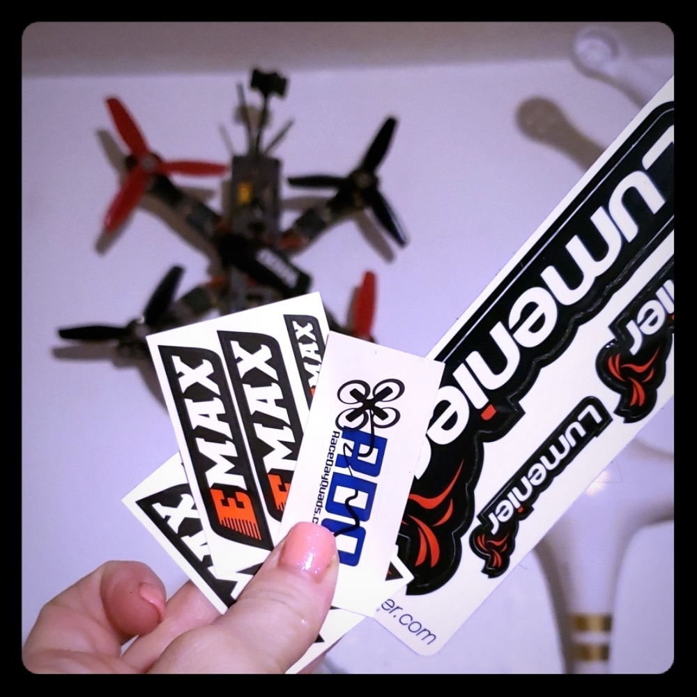 Drone stickers, decor stickers, technology, nerd